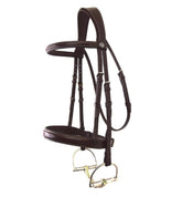 FANCY HUNTER BRIDLE - WIDE NOSEBAND